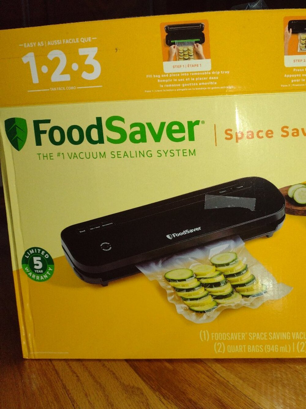 NIB Food Saver,#1  Vacuum Sealing System